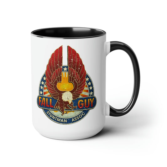 THE FALL GUY TV Show Stuntman Assoc Badge Coffee Mug 15oz-Mug-Fireball Tim Garage