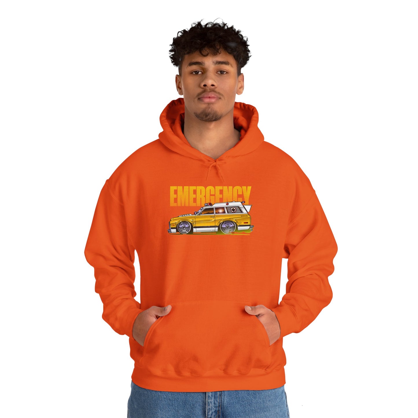 EMERGENCY AMBULANCE TV Show Concept Art Hooded Sweatshirt 9 Colors