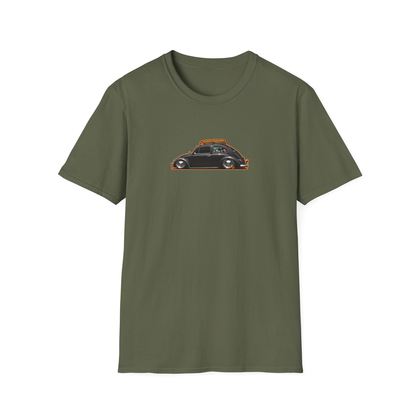 AIRKOOLED KLASSICS Custom VW Bug Collectible Fireball Art Tee Shirt