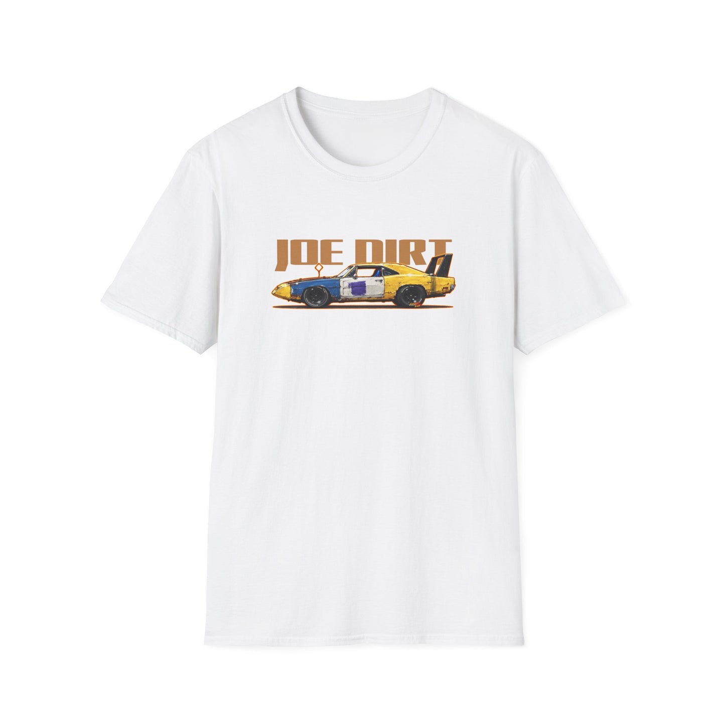 JOE DIRT 1969 Dodge Charger Daytona Collectible Fireball Art Tee Shirt