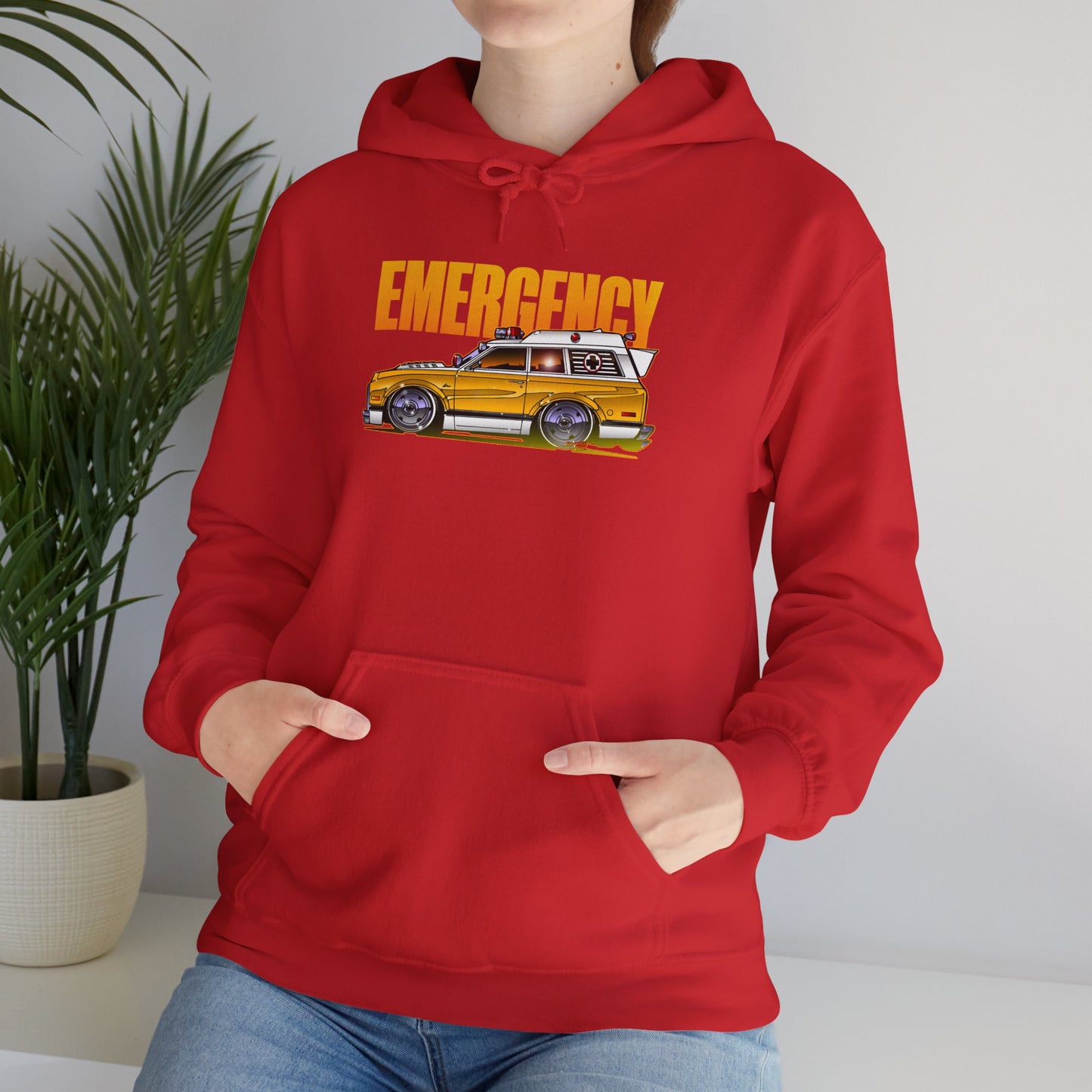 EMERGENCY AMBULANCE TV Show Concept Art Hooded Sweatshirt 9 Colors