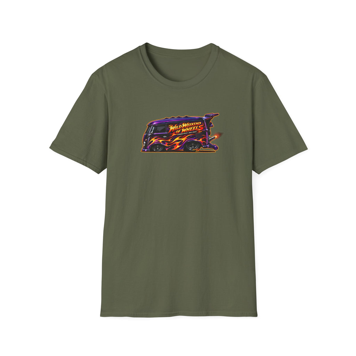 HOT WHEELS Kombi Bus Collectible Fireball Art TeeShirt