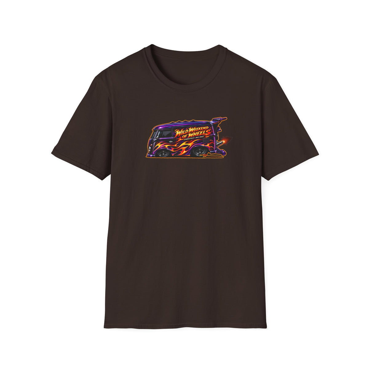 HOT WHEELS Kombi Bus Collectible Fireball Art TeeShirt