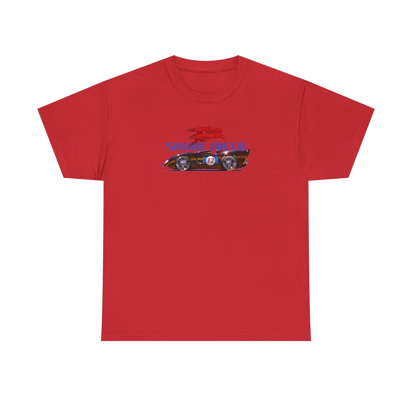SPEED RACER SNAKE OILER TV Car Fireball Art Tee Shirt - Multiple Sizes