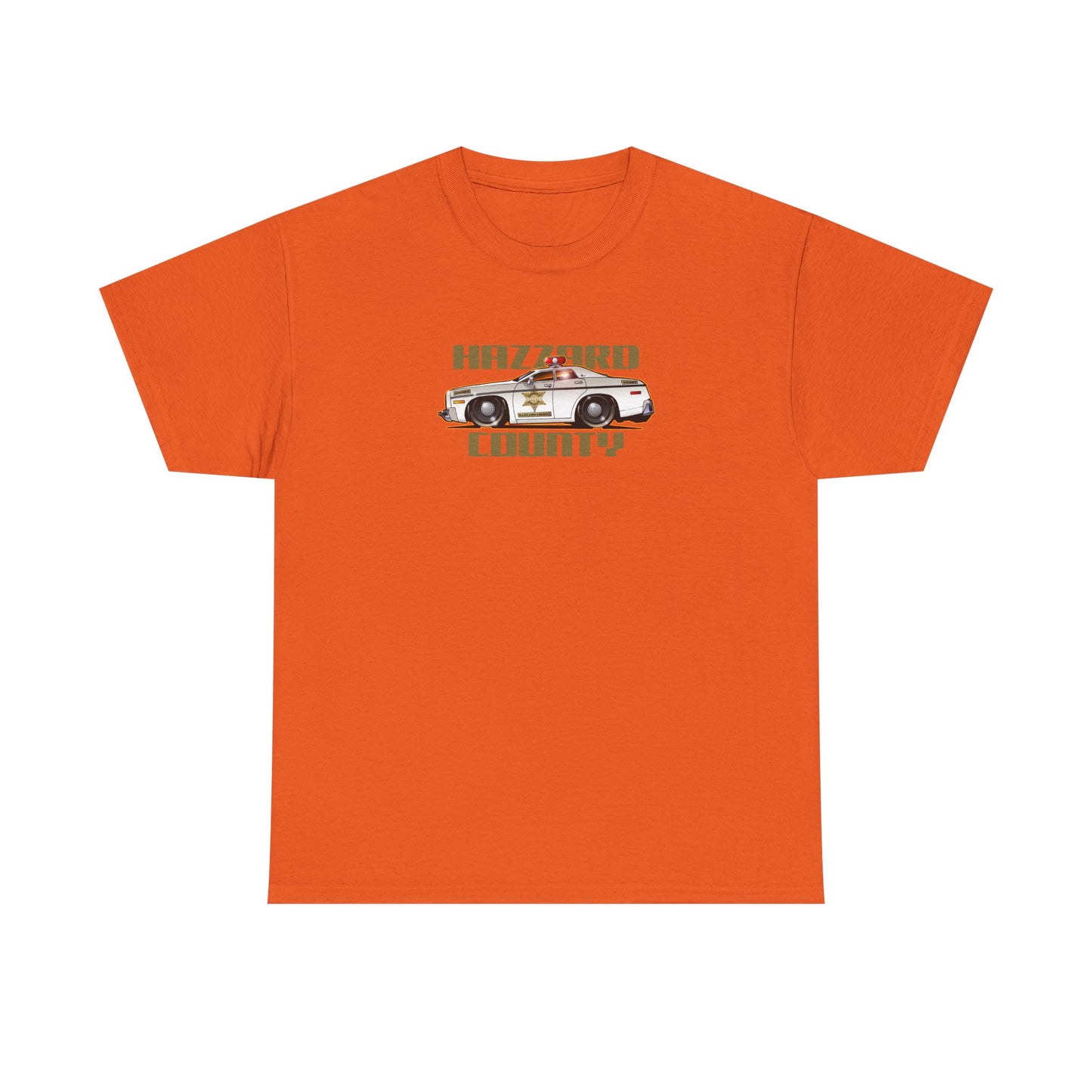 DUKES OF HAZZARD SHERIFF POLICE CAR Collectible Tee Shirt - Multiple Colors