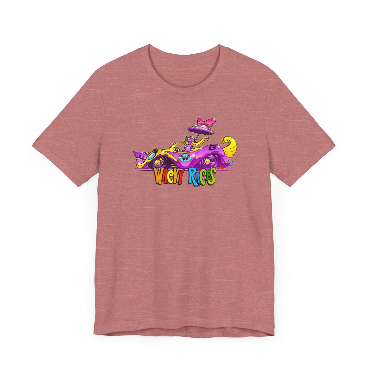 PENELOPE PITSTOP Wacky Races Cartoon Concept Art Short Sleeve Tee 10 Colors