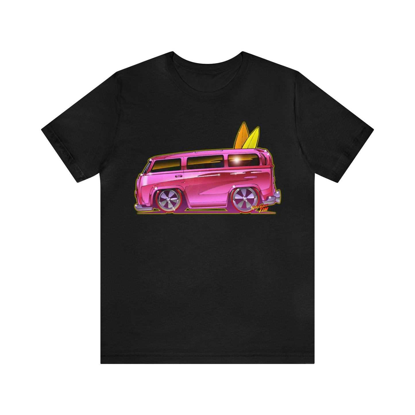 Hot Wheels PINK BEACH BOMB VW Bus Unisex Jersey Short Sleeve TShirt 12 Colors