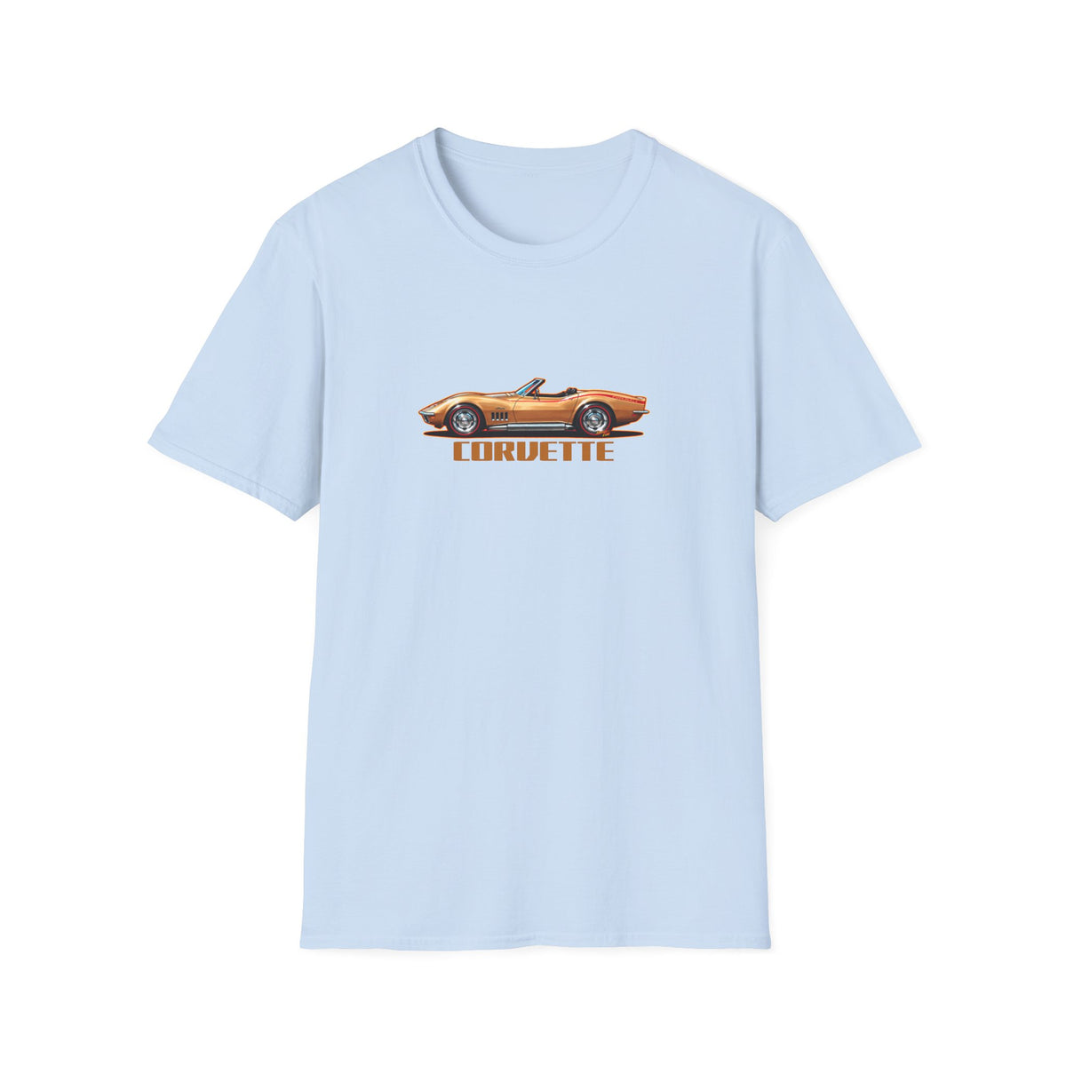 CHEVROLET CORVETTE 1969 Collectible Fireball Art TeeShirt
