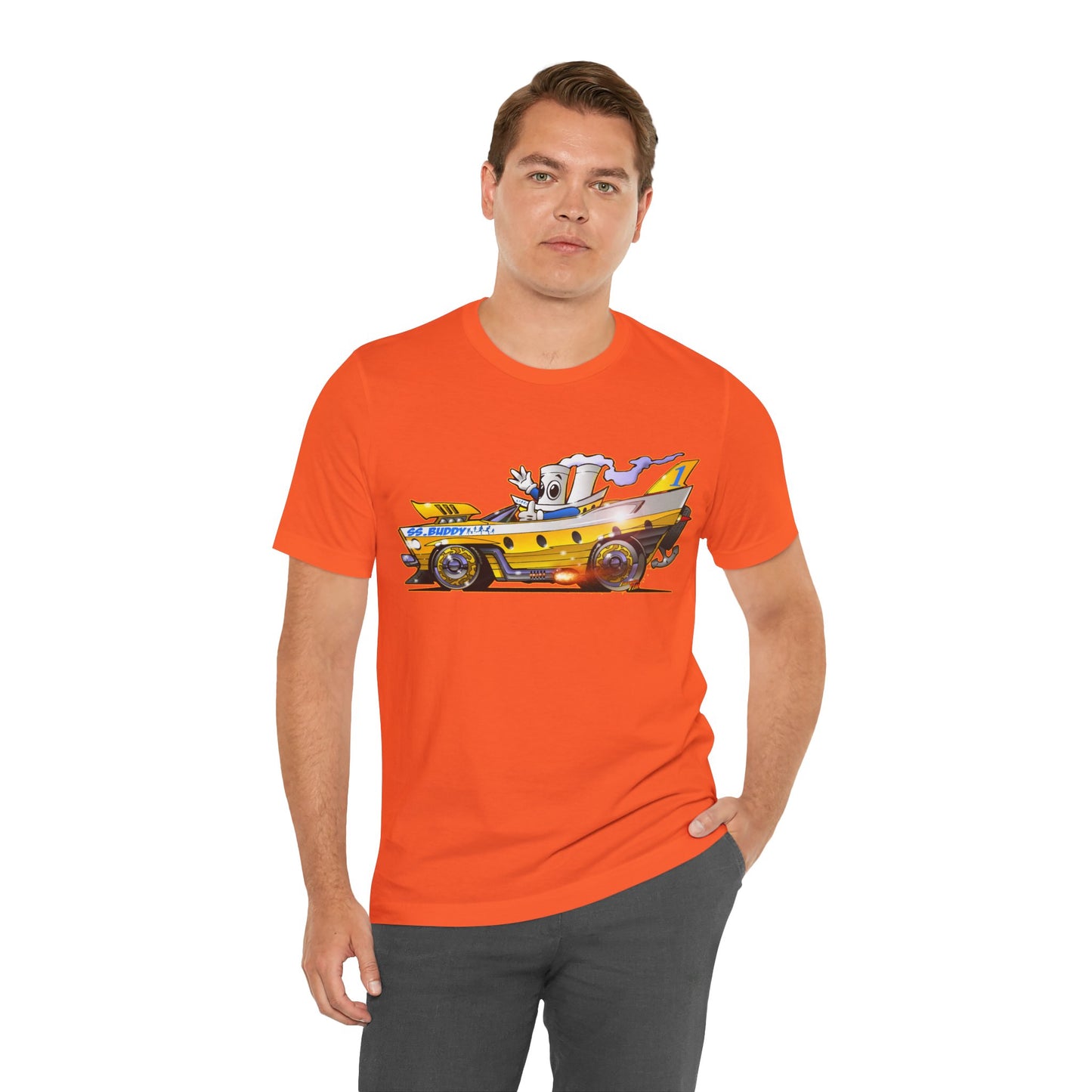 BUDDY CRUISE BUDDYMOBILE Custom Car Art Short Sleeve Tee in 17 Colors