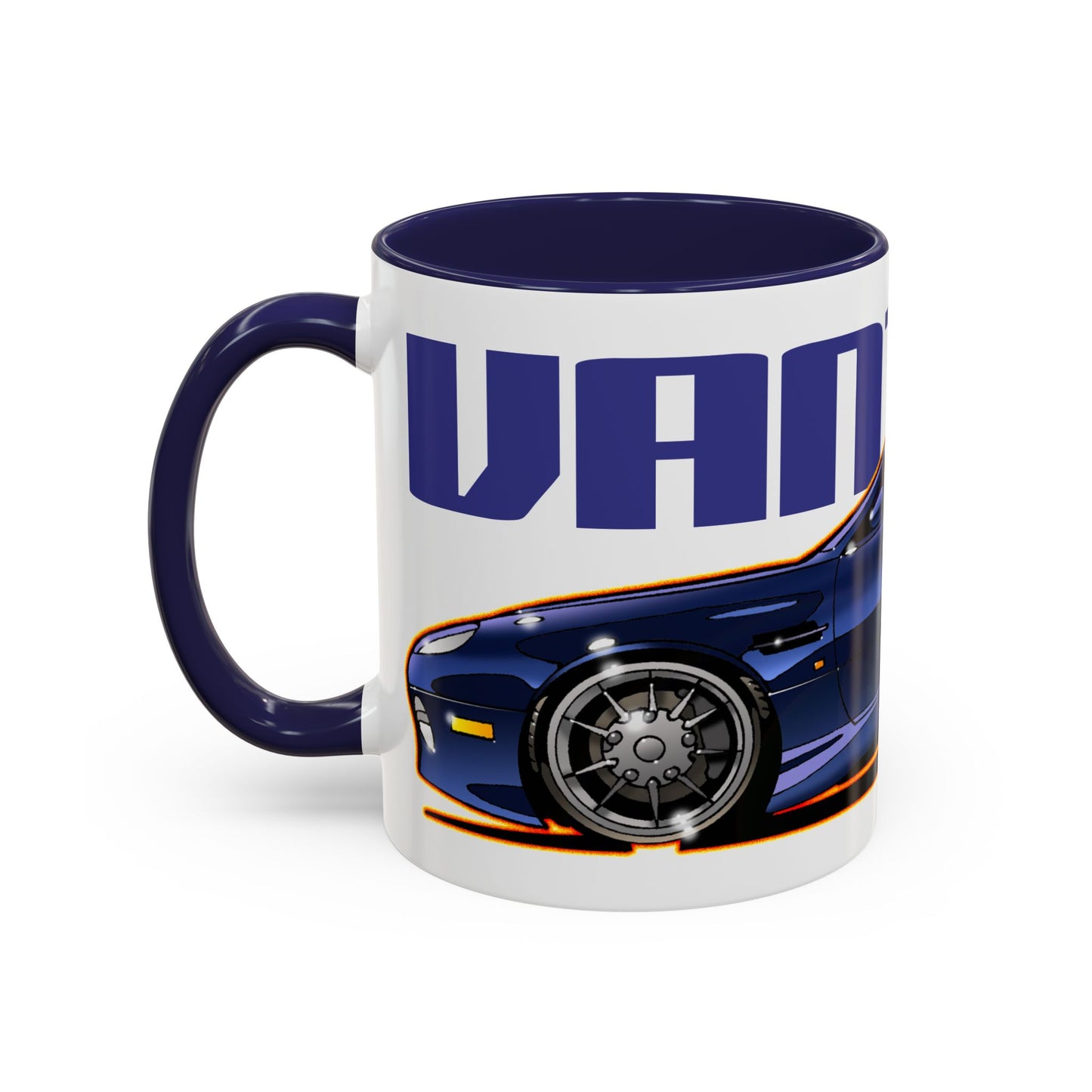 ASTON MARTIN VANTAGE 2001 Fireball Art Collectible Coffee Mug - 2 Sizes