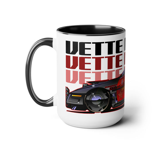 DIECAST BREAKDOWN CORVETTE PURSUIT POLICE CAR Collectible Coffee Mug 15oz