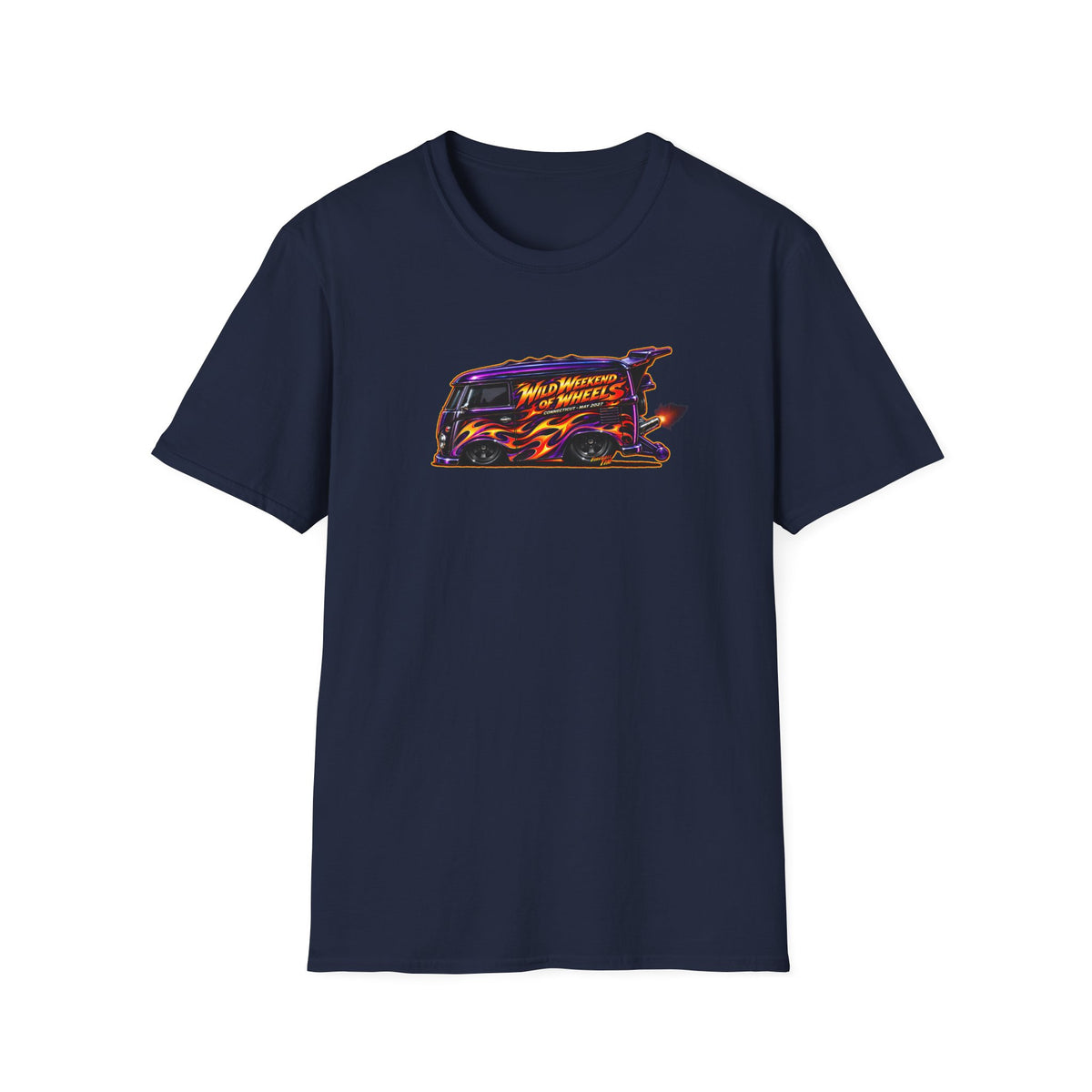 HOT WHEELS Kombi Bus Collectible Fireball Art TeeShirt