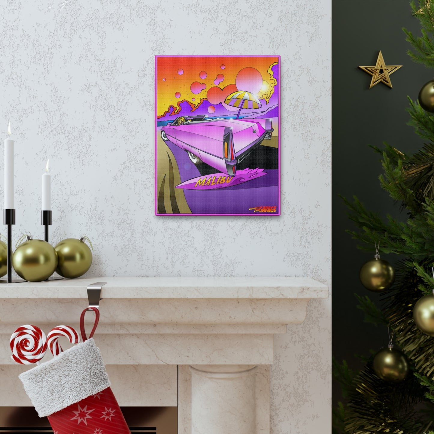 BARBIE CADILLAC Concept Art Canvas Print 11x14