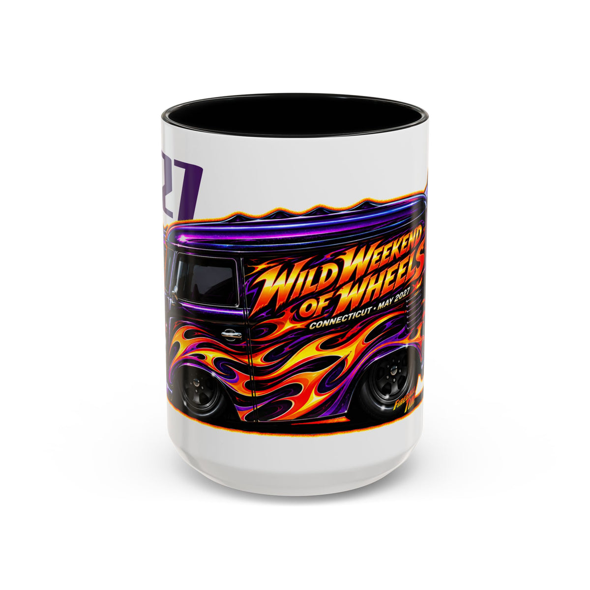 HOT WHEELS Kombi Bus Collectible Fireball Art Coffee Mug - 2 Sizes