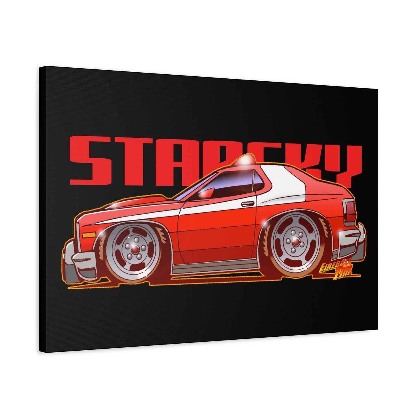 STARSKY Torino Fireball Canvas Art Print - 11x14