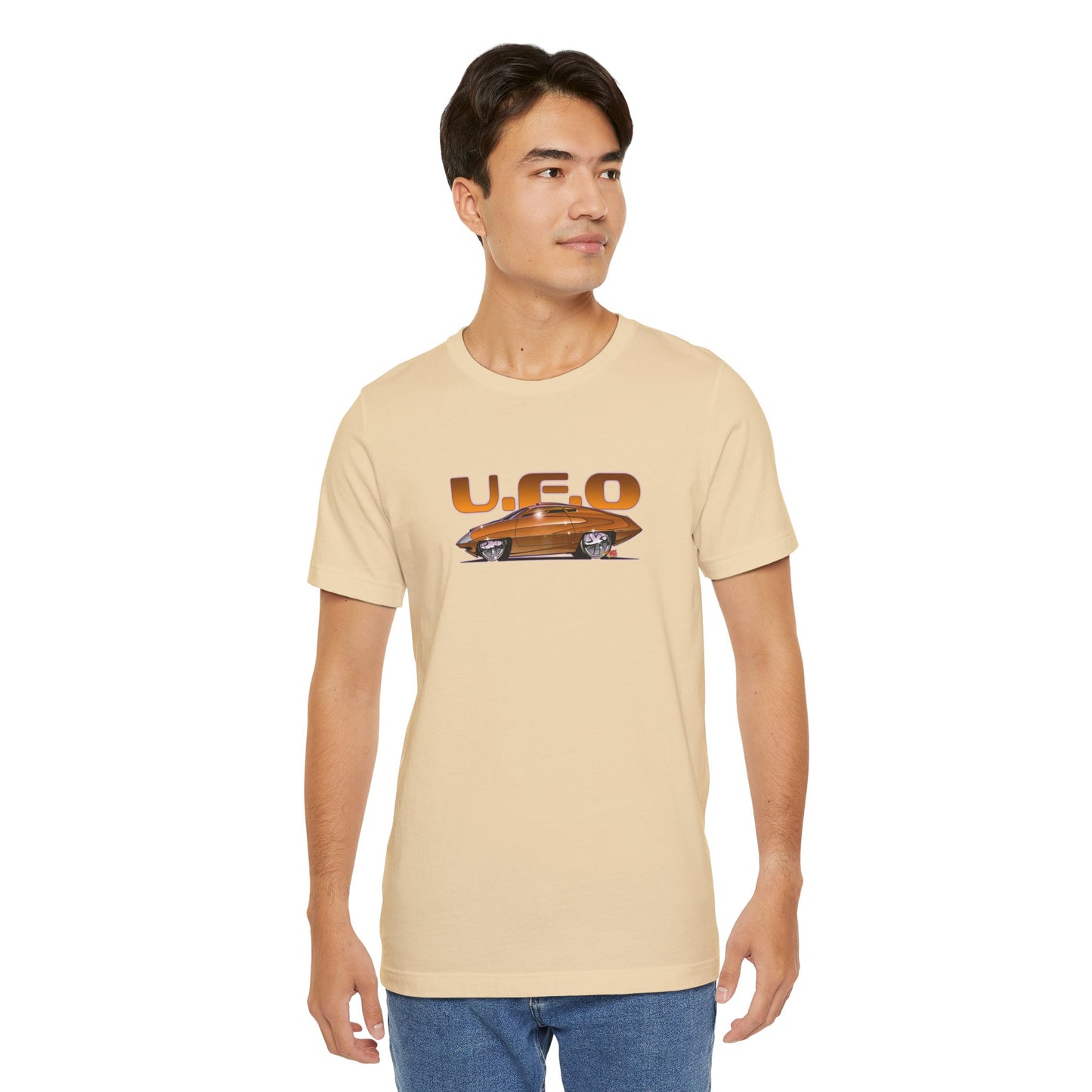 UFO ED STRAKER CAR TV Car Concept Art Short Sleeve Tee 12 Colors