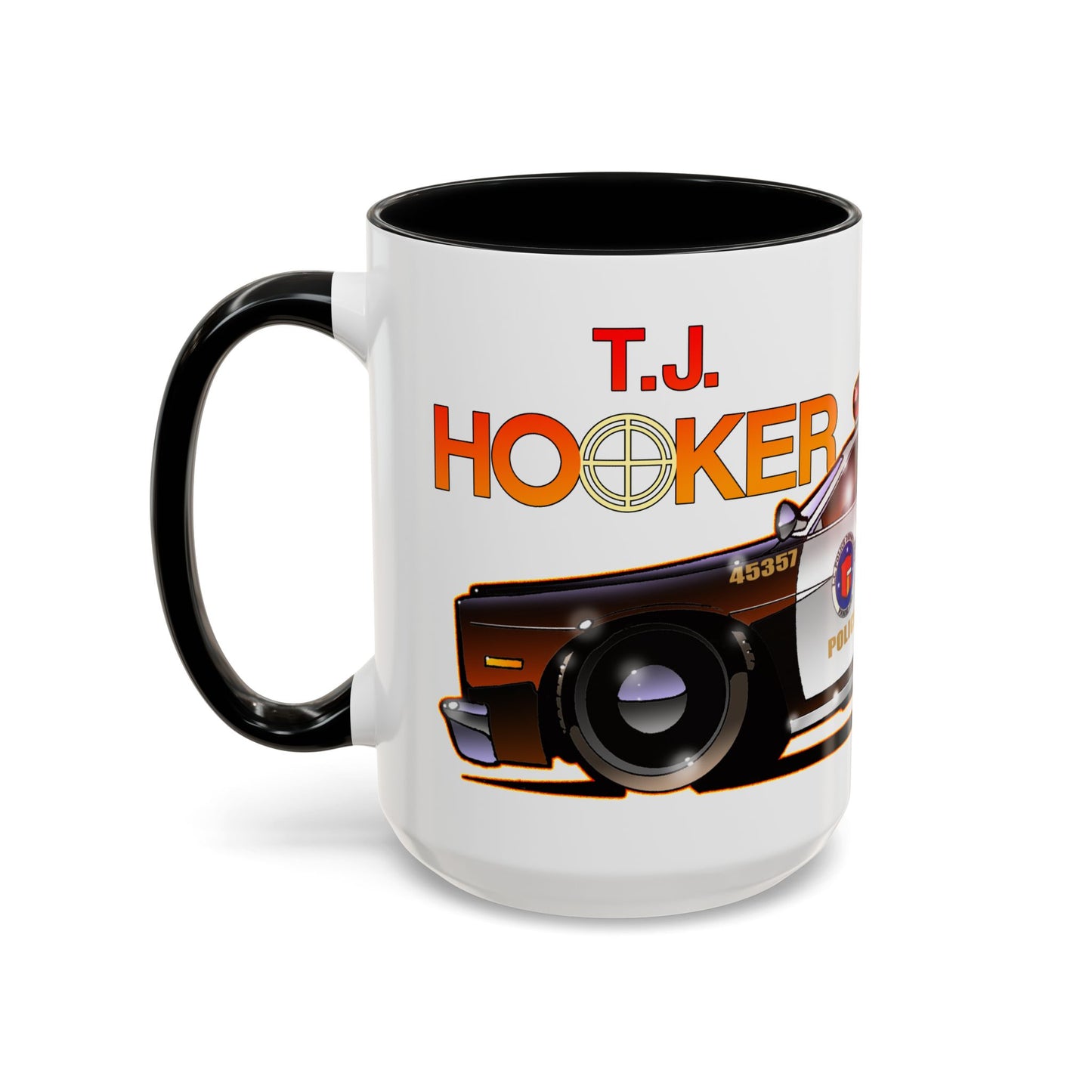 TJ HOOKER 1977 Dodge Monaco Police Car Collectible Coffee Art Mug - 2 Sizes