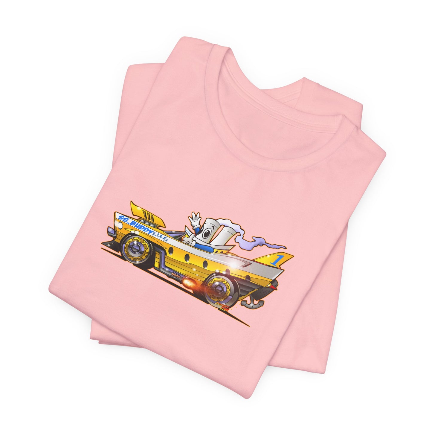 BUDDY CRUISE BUDDYMOBILE Custom Car Art Short Sleeve Tee in 17 Colors