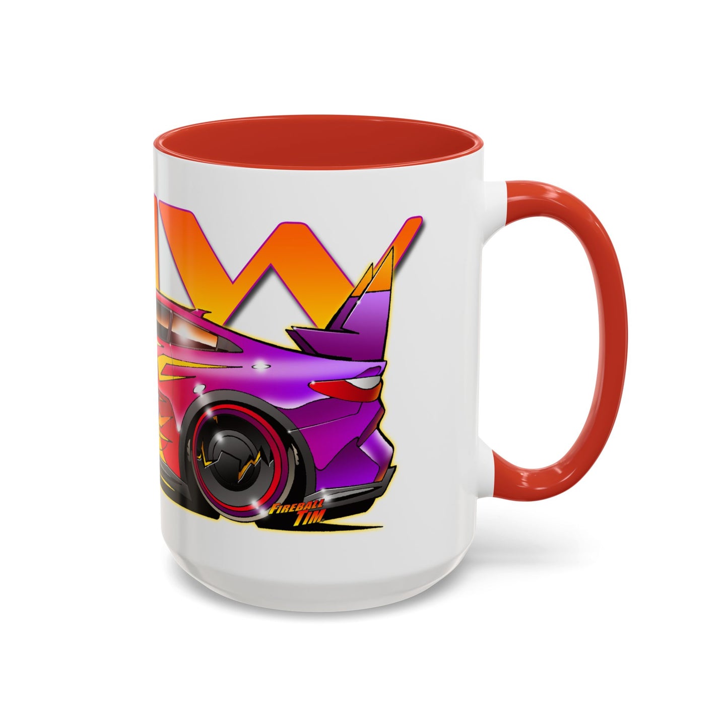 BMW M4 CUSTOM Collectible Fireball Art Coffee Mug 2 Sizes