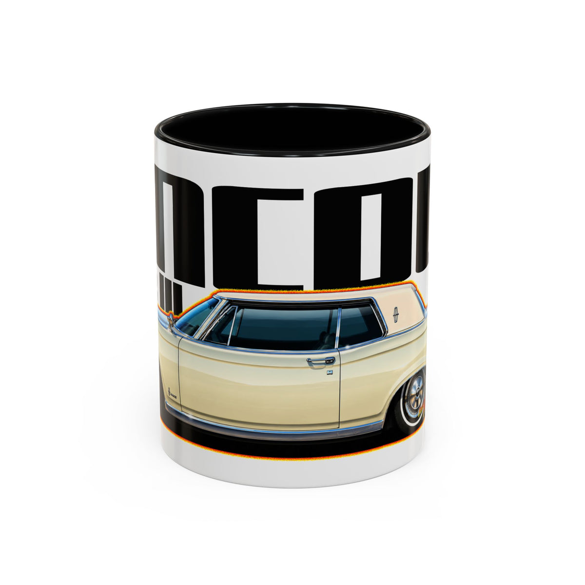 LINCOLN MARK III 1970 Collectible Fireball Art Coffee Mug - 2 Sizes