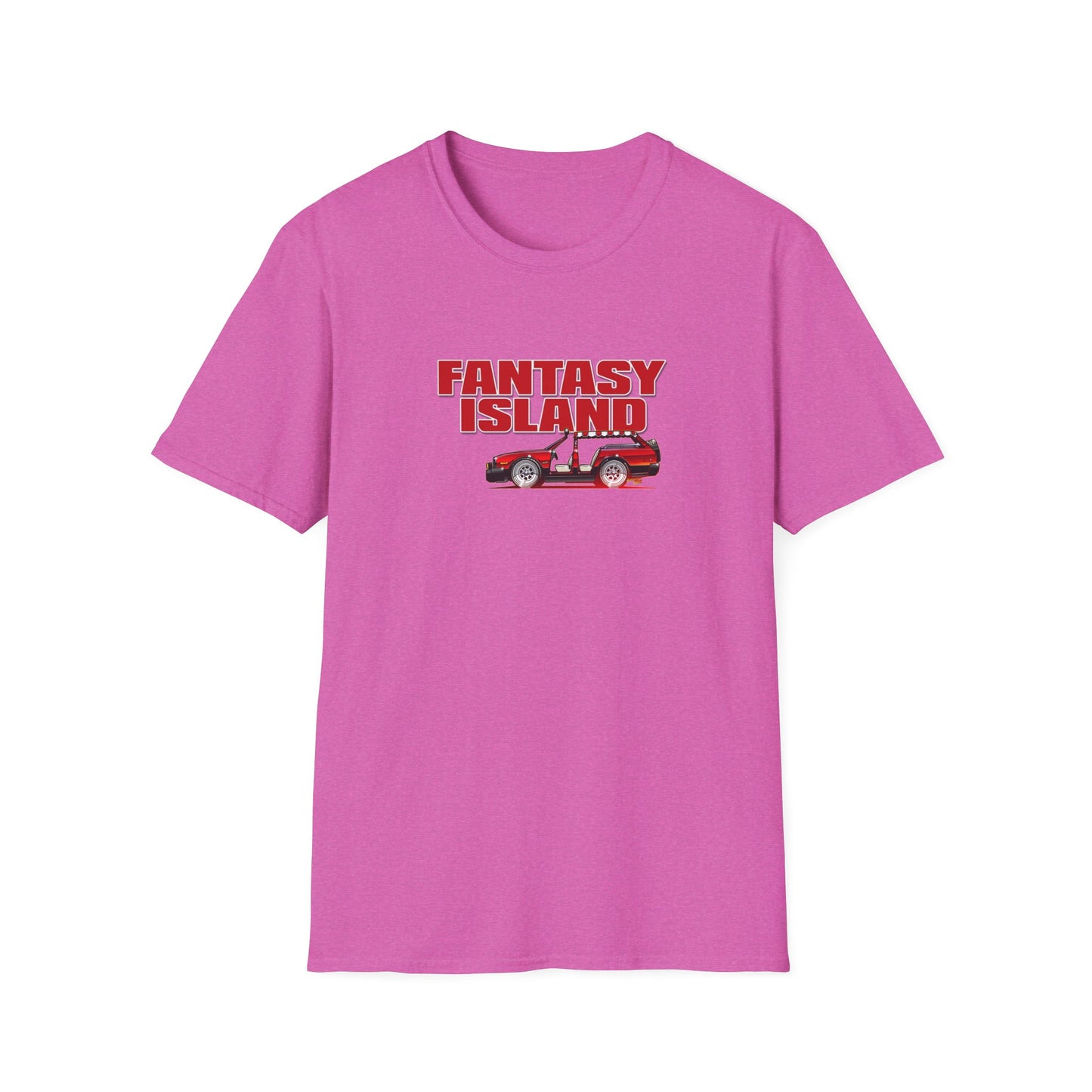 FANTASY ISLAND TV Show Plymouth Concept Art Softstyle T-Shirt - 11 Colors