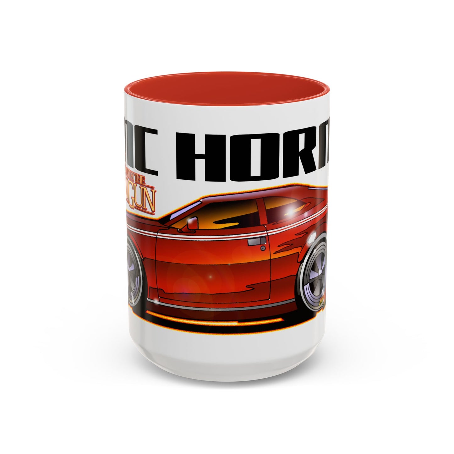MAN WITH THE GOLDEN GUN AMC Hornet James Bond Fireball Art Collectible Coffee Mug