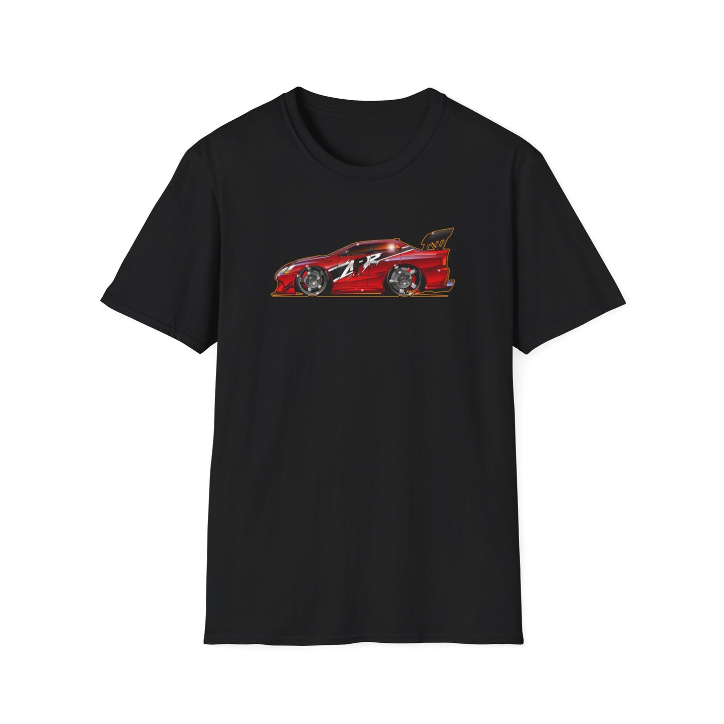 FAST AND FURIOUS MITSUBISHI LANCER EVOLUTION Concept Art Softstyle T-Shirt Multiple Colors