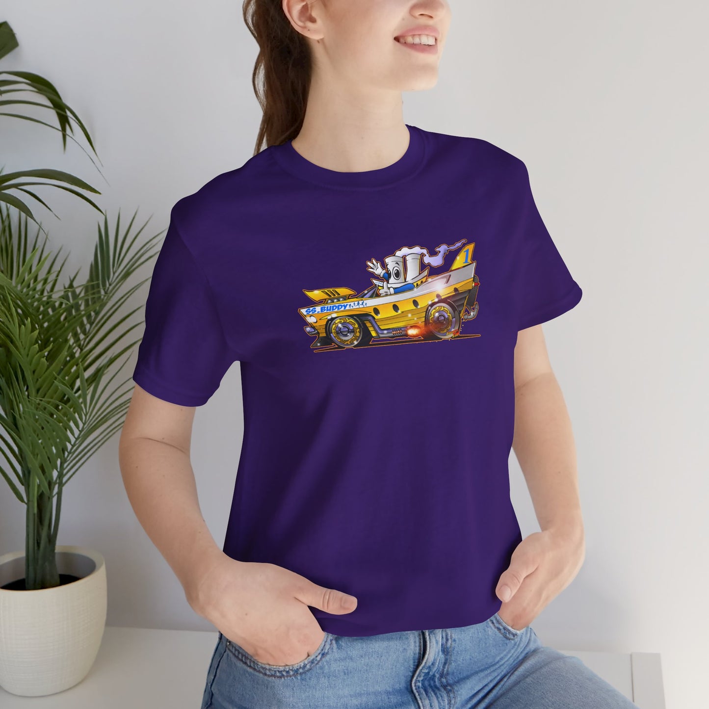 BUDDY CRUISE BUDDYMOBILE Custom Car Art Short Sleeve Tee in 17 Colors