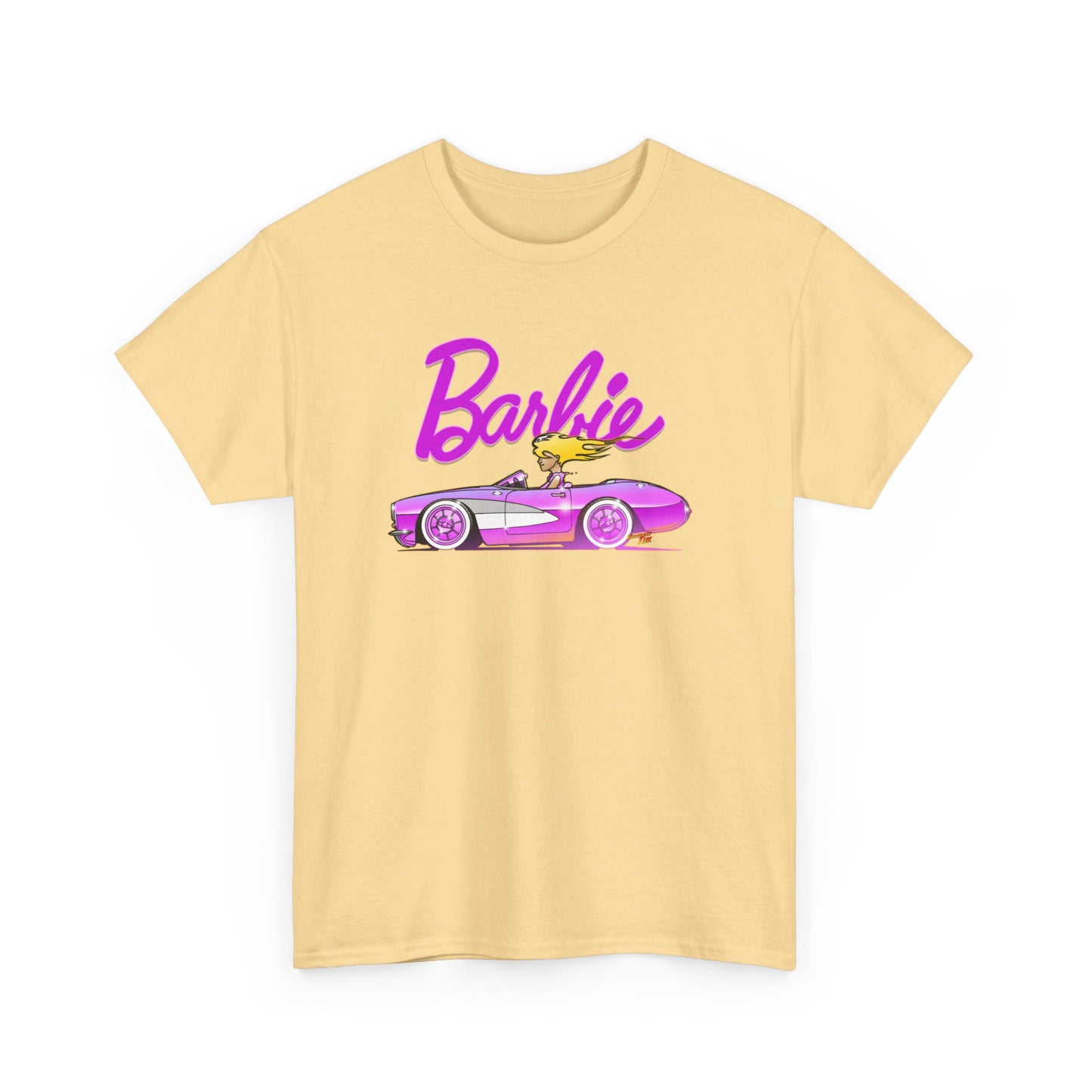 BARBIE CORVETTE Concept Art Cotton Tee 8 Colors