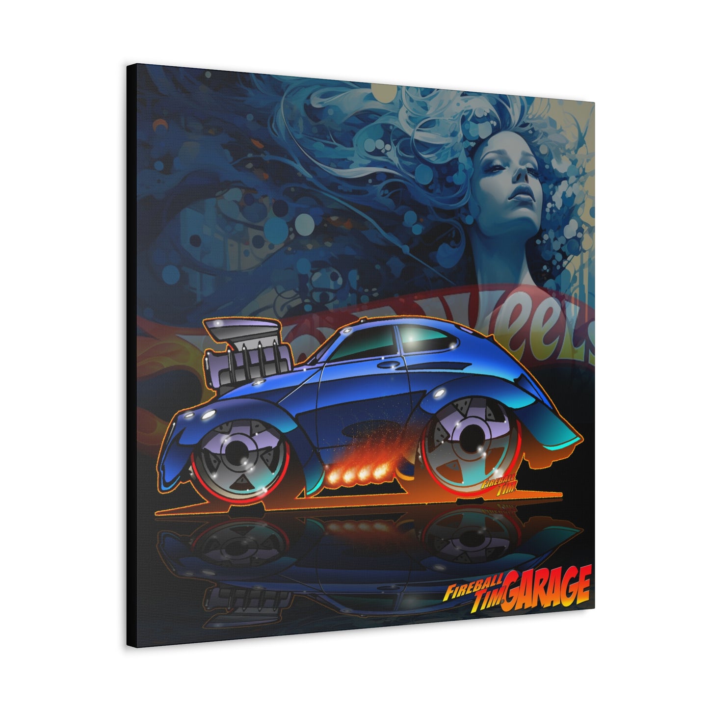 VW VOLKSWAGEN BUG BANDIT Canvas Art Print 3 Sizes