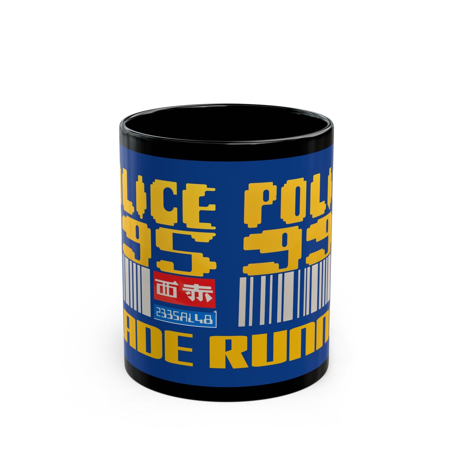 BLADE RUNNER Police 995 Black Collectible Vintage Mug 11oz