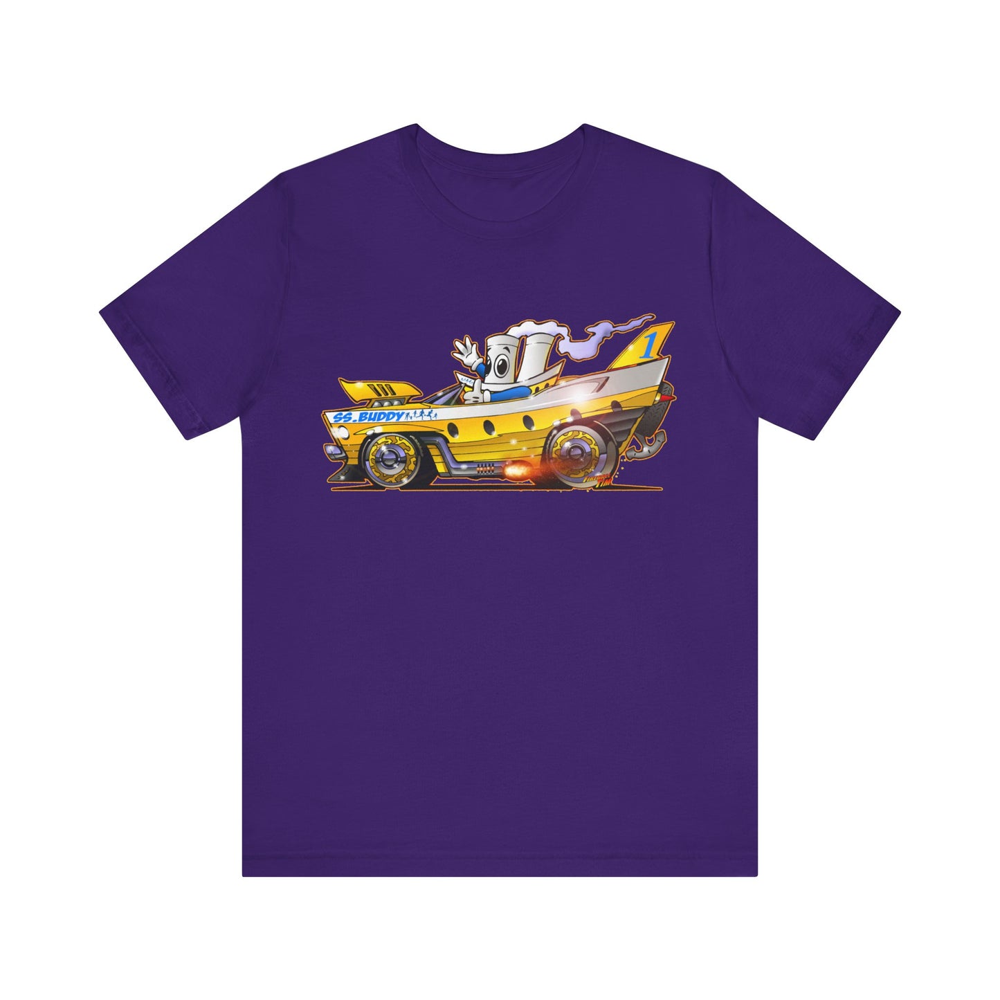 BUDDY CRUISE BUDDYMOBILE Custom Car Art Short Sleeve Tee in 17 Colors