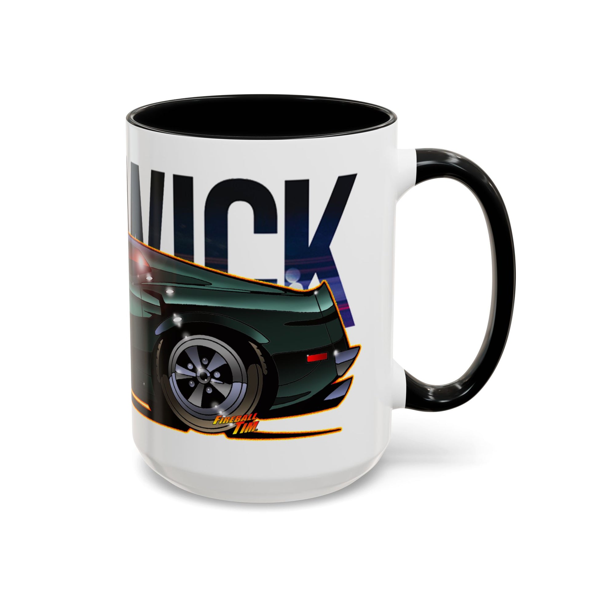 Keanu Reeves John Wick 1969 FORD MUSTANG BOSS 429 Concept Art Coffee Mug-Mug-Fireball Tim Garage