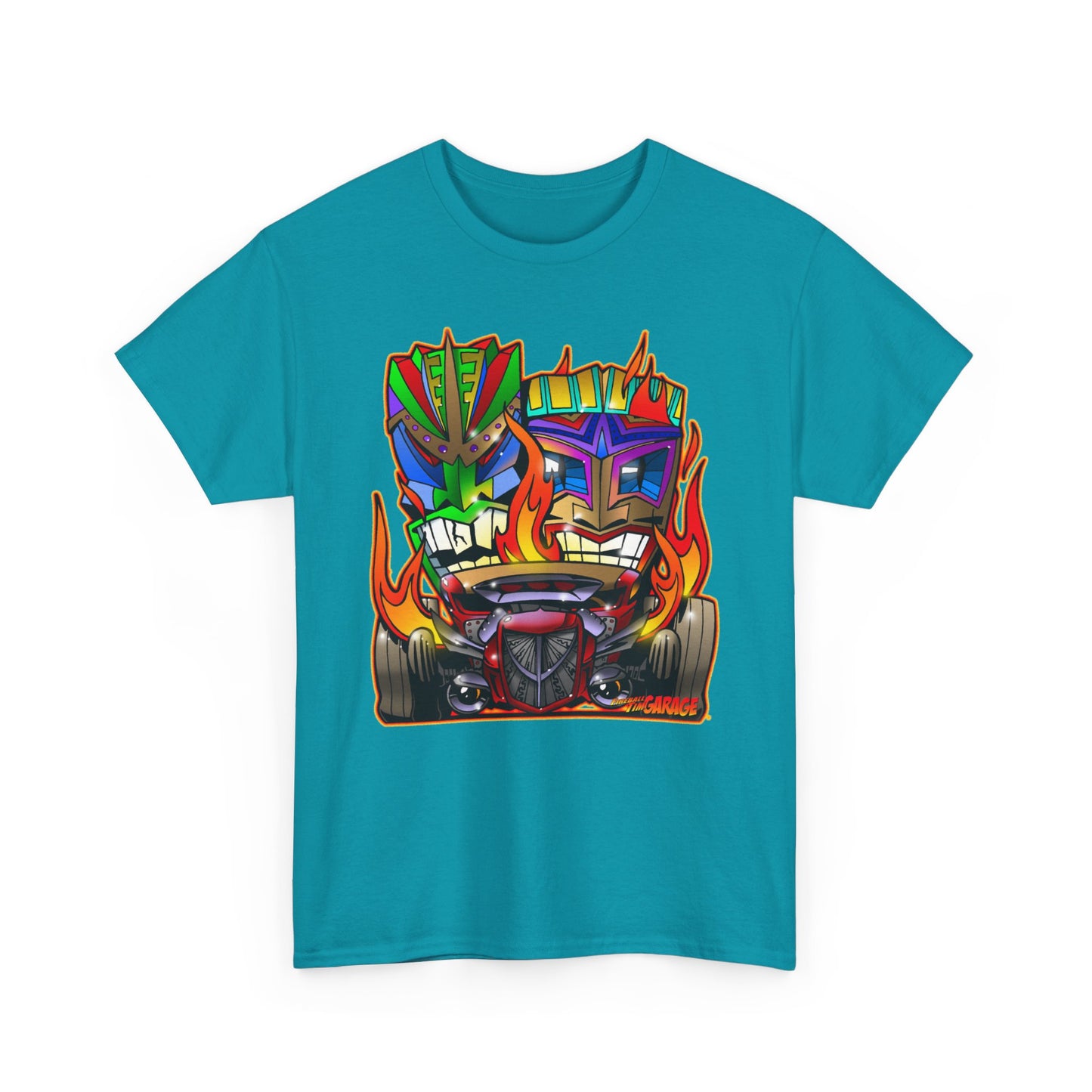 HOT ROD TIKIS Concept Art Tiki Unisex Heavy Cotton Tee 13 Colors