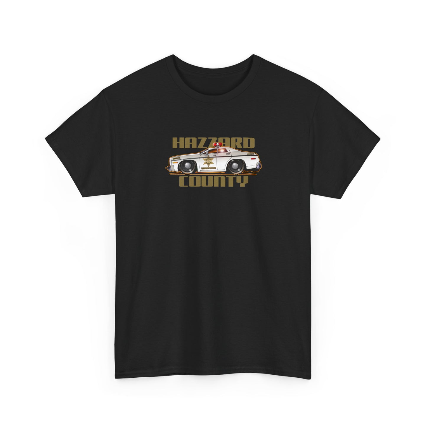 DUKES OF HAZZARD SHERIFF POLICE CAR Collectible Tee Shirt - Multiple Colors
