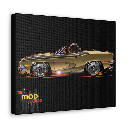 THE MOD SQUAD TV Show 1971 Dodge Challenger Concept Art Canvas Print 11x14