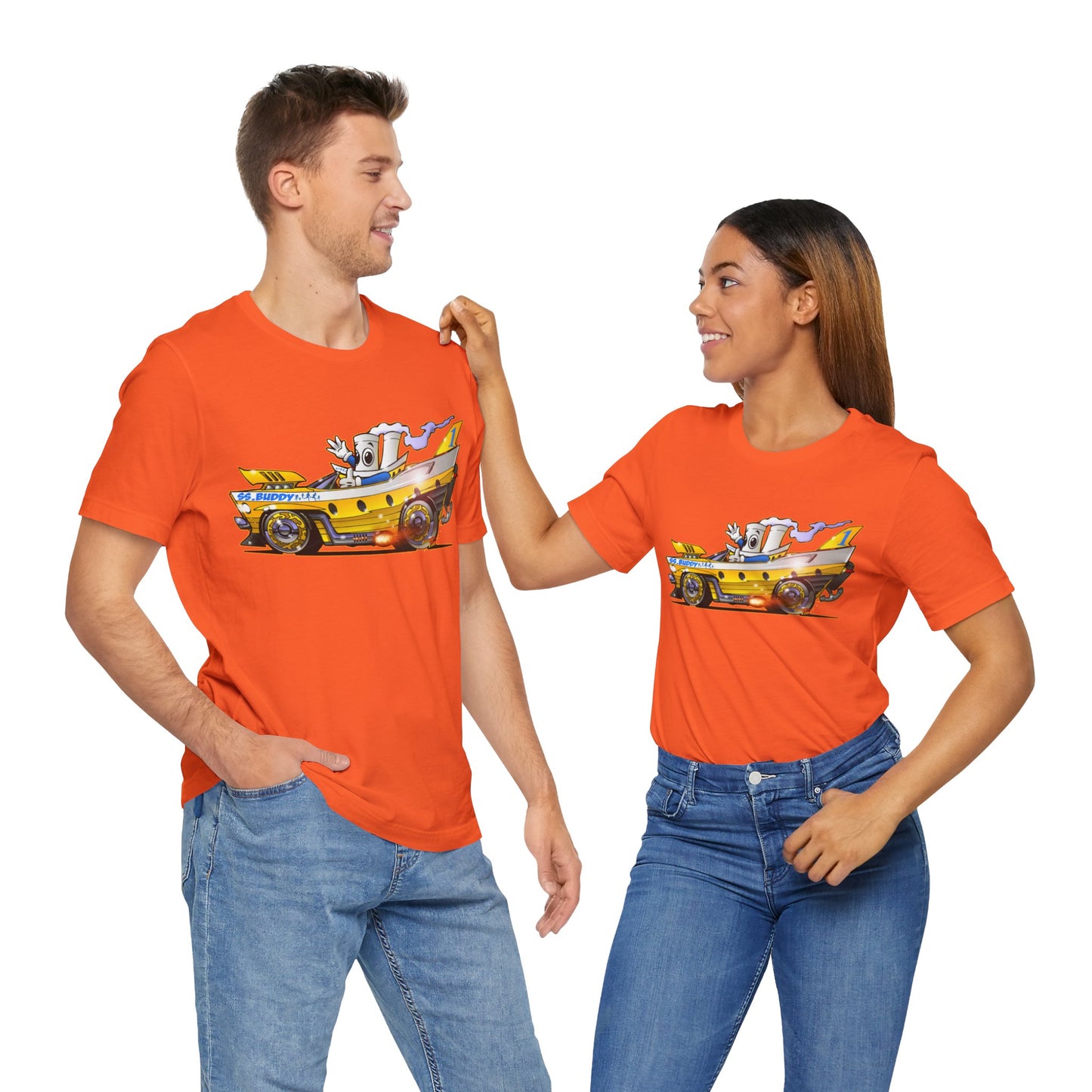 BUDDY CRUISE BUDDYMOBILE Custom Car Art Short Sleeve Tee in 17 Colors