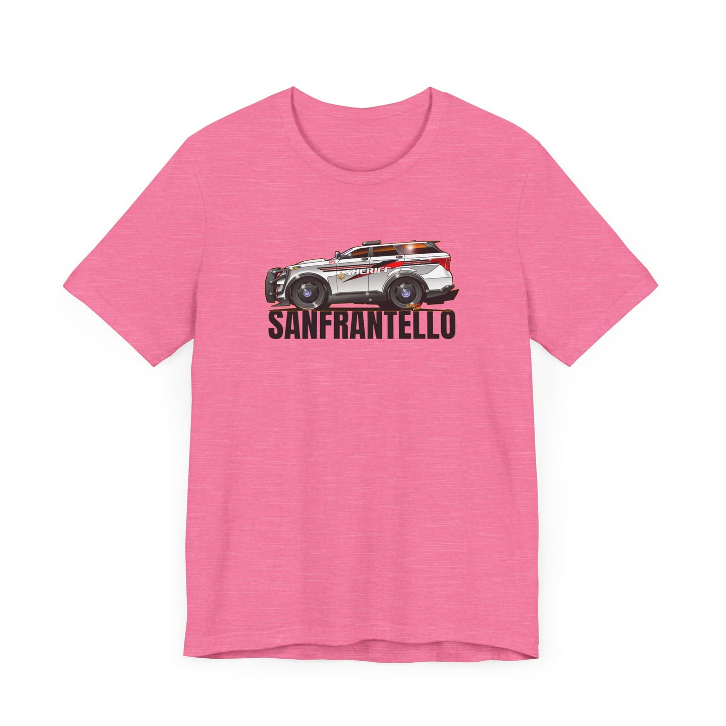 FORD EXPLORER POLICE CRUISER Sanfrantello 09 Tribute Concept Art Short Sleeve Tee 12 Colors