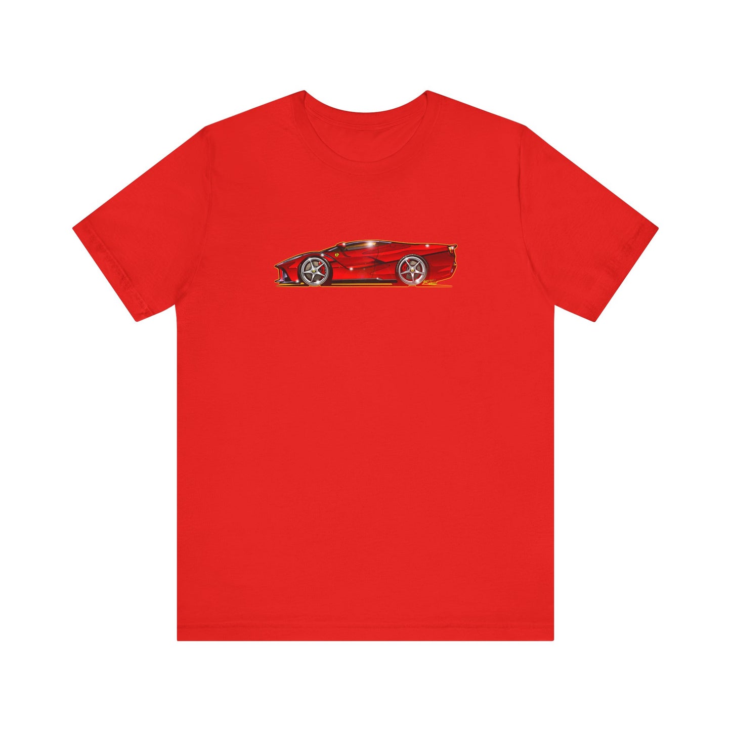 FERRARI LA FERRARI APERTA Concept Art Short Sleeve Tee 9 Colors