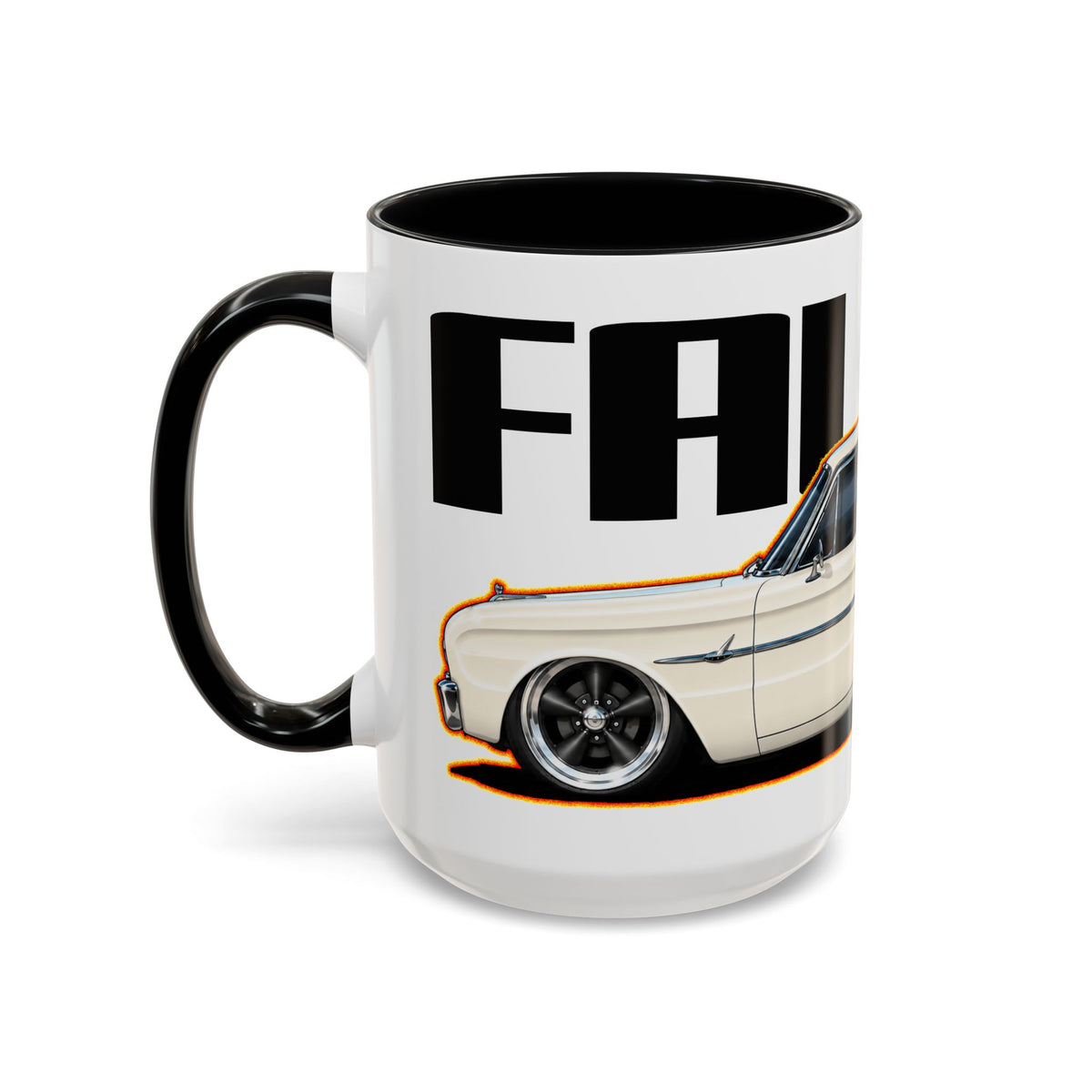 FORD FALCON WAGON Collectible Fireball Art Coffee Mug - 2 Sizes