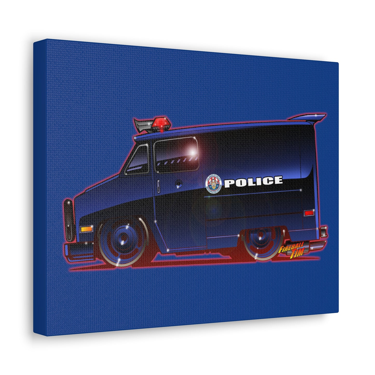 SWAT VAN Movie TV Car Canvas Gallery Art Print 11x14