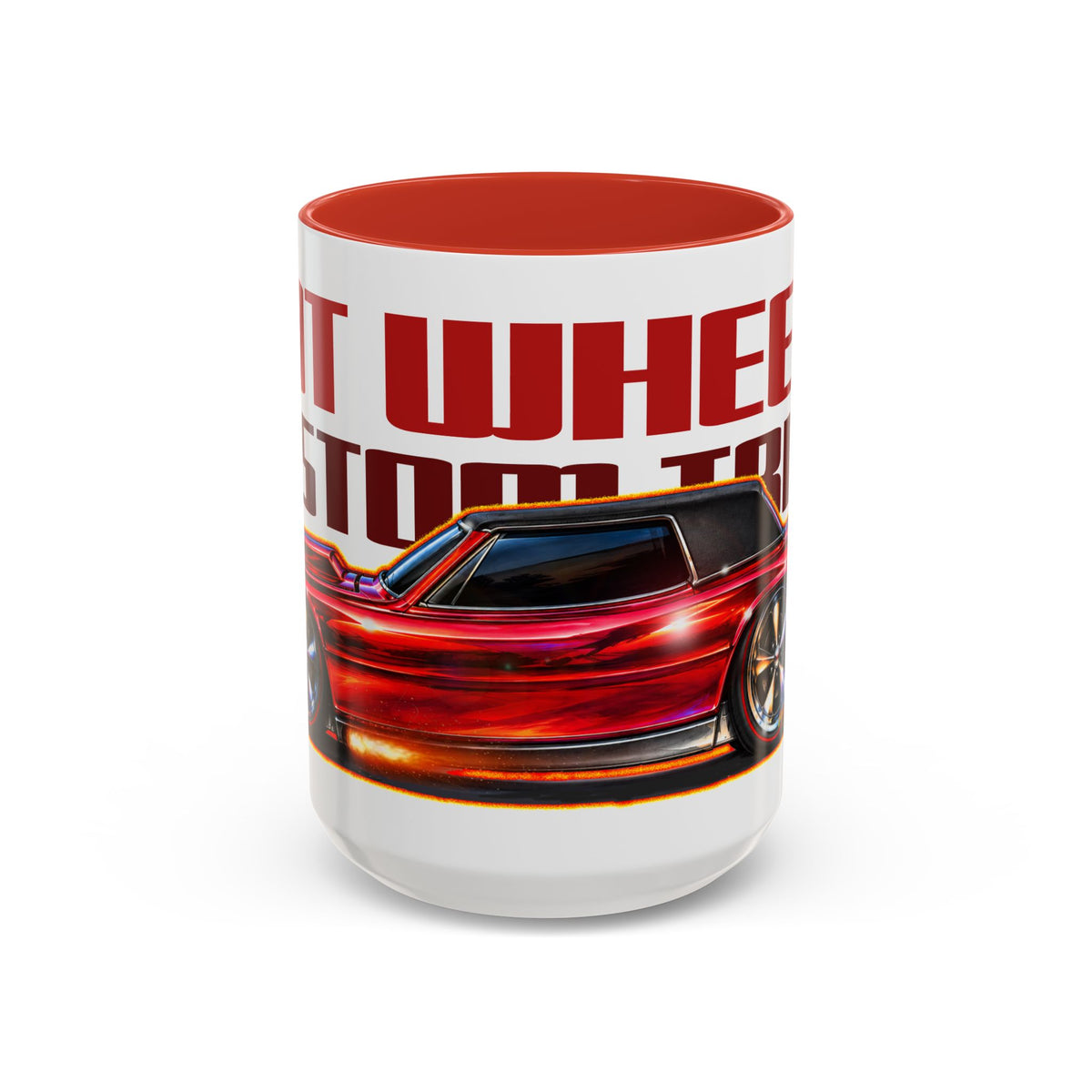 HOT WHEELS Sweet 16 CUSTOM TBIRD Collectible Fireball Art Coffee Mug - 2 Sizes