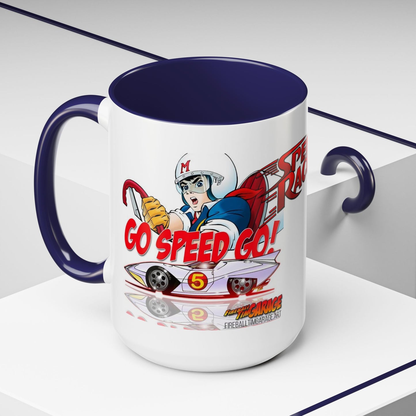 SPEED RACER Cartoon TV Show Garage Coffee Mug 2 Sizes