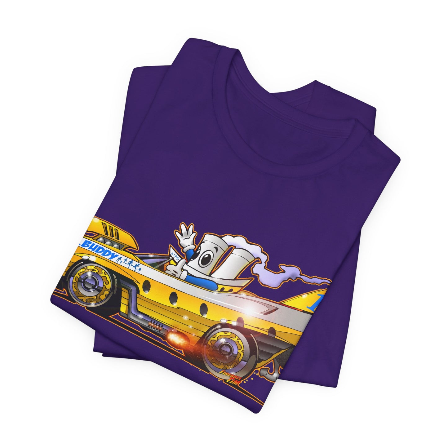 BUDDY CRUISE BUDDYMOBILE Custom Car Art Short Sleeve Tee in 17 Colors