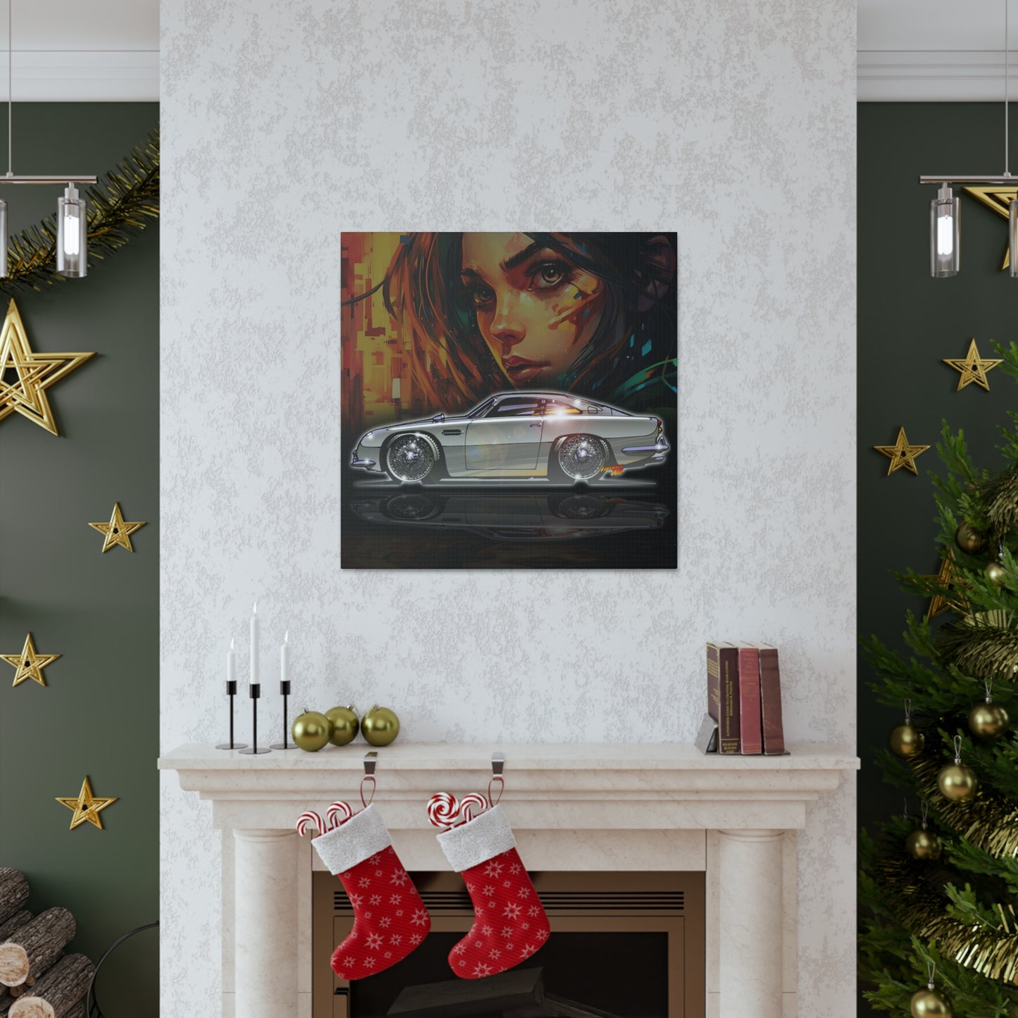 ASTON MARTIN DB5 James Bond 007 MASTERPRINT Concept Art Canvas Print 3 Sizes