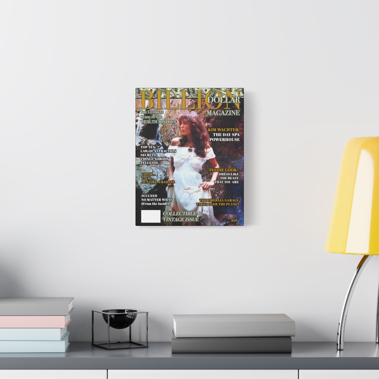 BILLION DOLLAR MAGAZINE Canvas Wall Art - 11x14