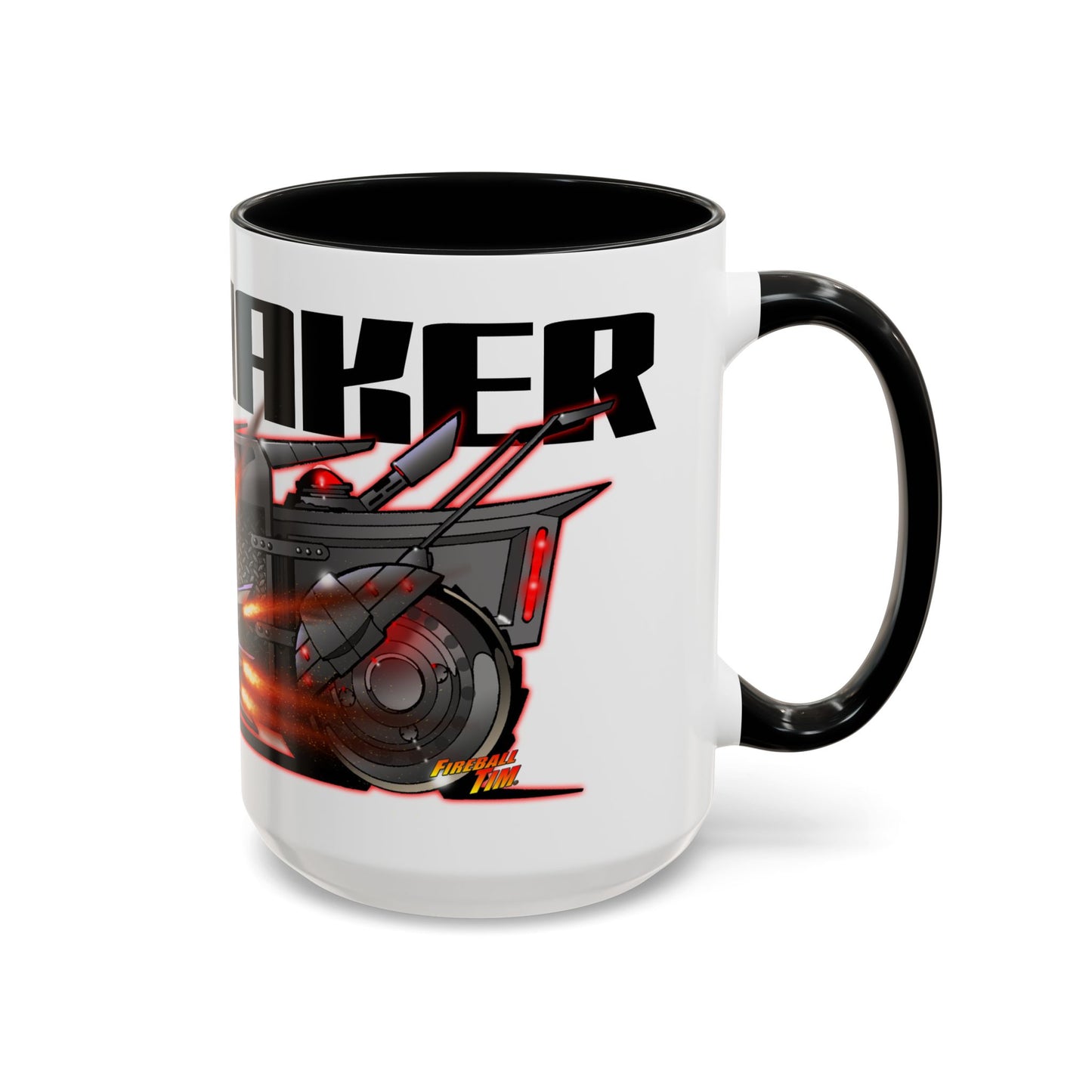 BATSHAKER BATMOBILE Batman Collectible Coffee Art Mug 2 Sizes