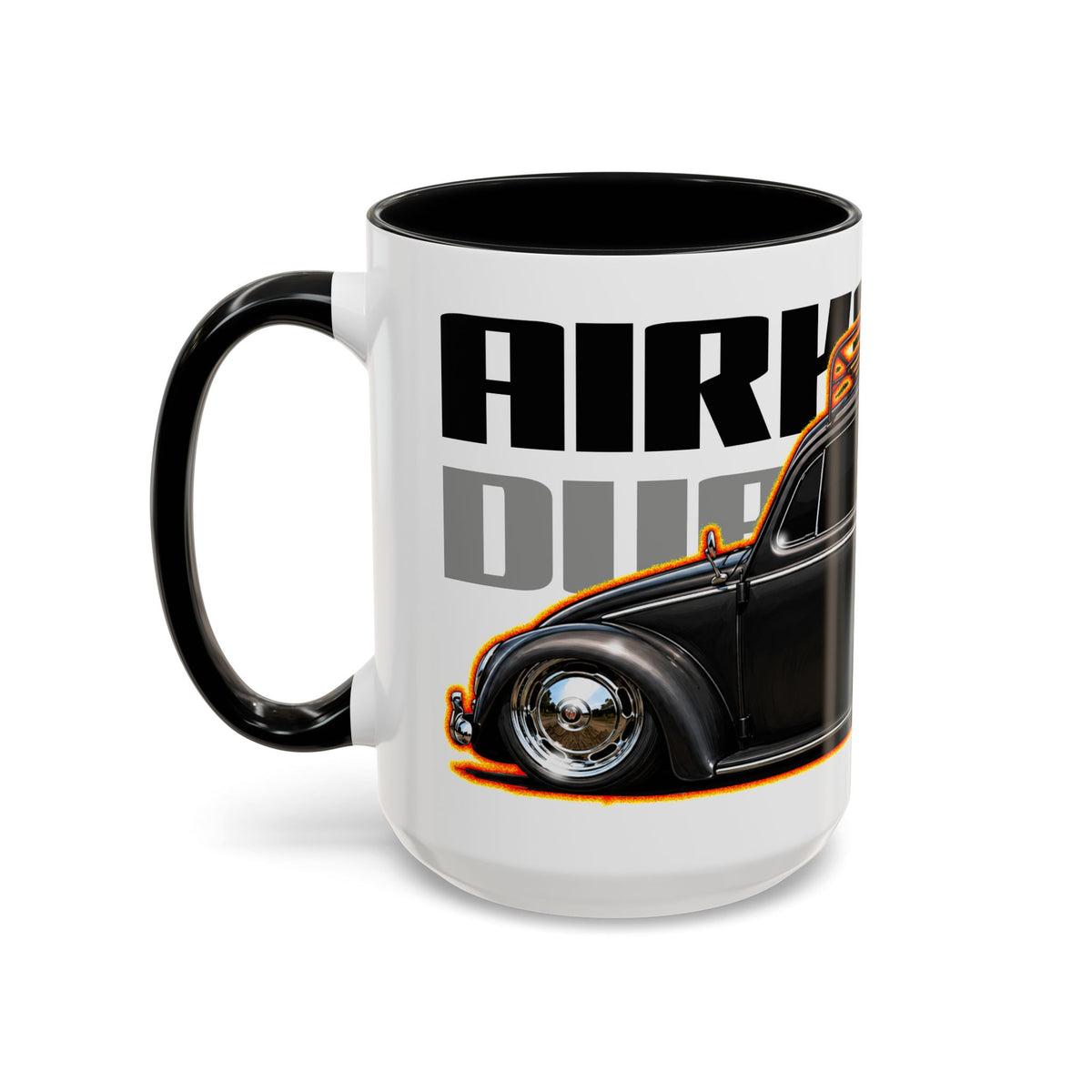 AIRKOOLED KLASSICS Custom VW Bug Collectible Fireball Art Coffee Mug - 2 Sizes