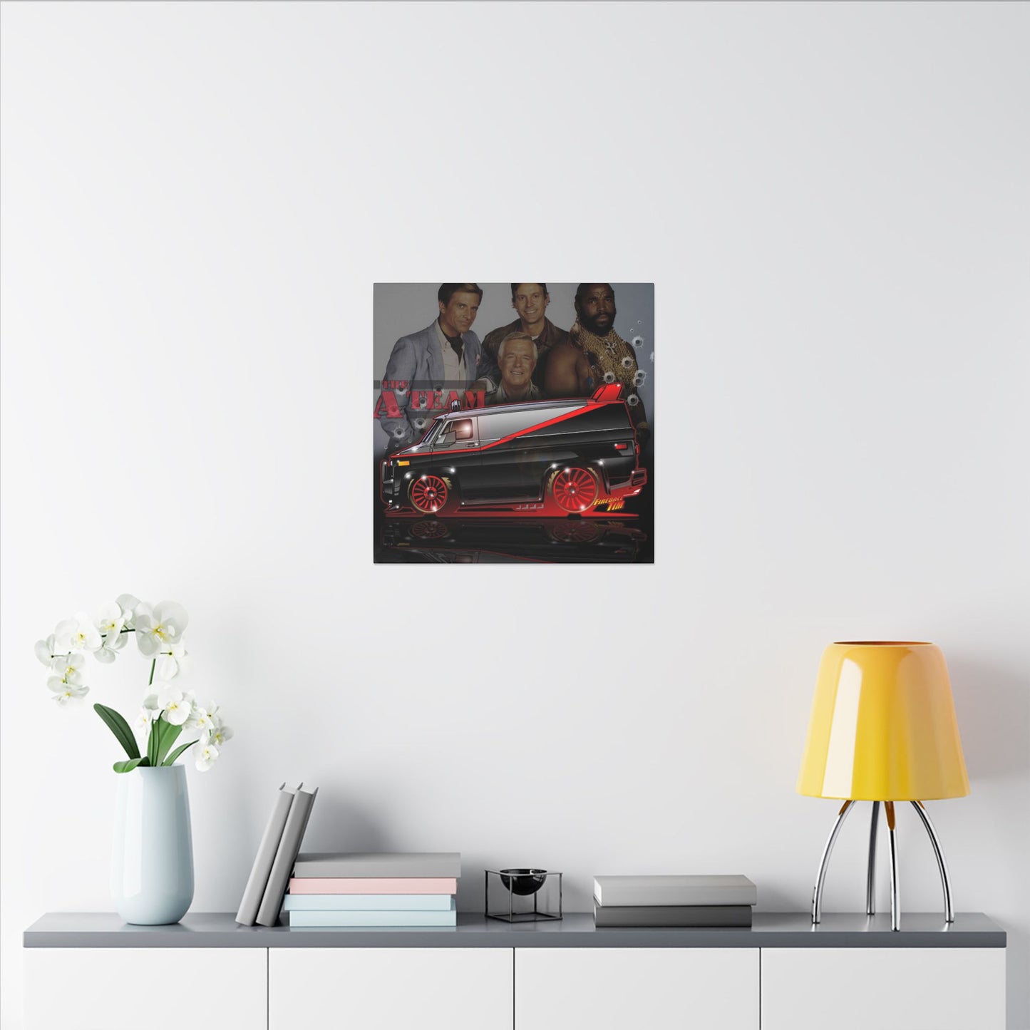 ATEAM VAN TV Show Car Canvas Art Print - 2 Sizes