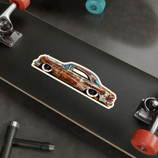 BUICK 1954 KUSTOM SPECIAL Collectible Fireball Art Stickers in 4 Sizes